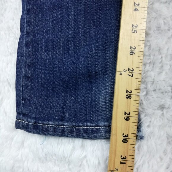 Cowgirl Tuff Co Womens Jeans Slim Boot Cut Blue Denim Stone Wash Rhinestone 26 - Picture 5 of 14